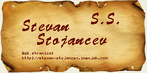 Stevan Stojančev vizit kartica